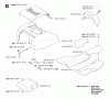 Jonsered FR2111 M (965077501) - Rear-Engine Riding Mower (2006-01) Listas de piezas de repuesto y dibujos HOOD