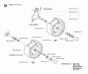 Jonsered FR2113 A (953535201) - Rear-Engine Riding Mower (2004-01) Listas de piezas de repuesto y dibujos WHEELS TIRES