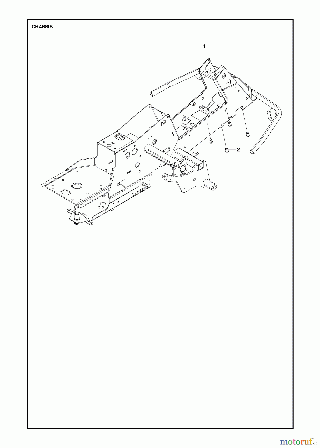  Jonsered Reitermäher FR2213 MA (967178901) - Jonsered Rear-Engine Riding Mower (2013) CHASSIS ENCLOSURES
