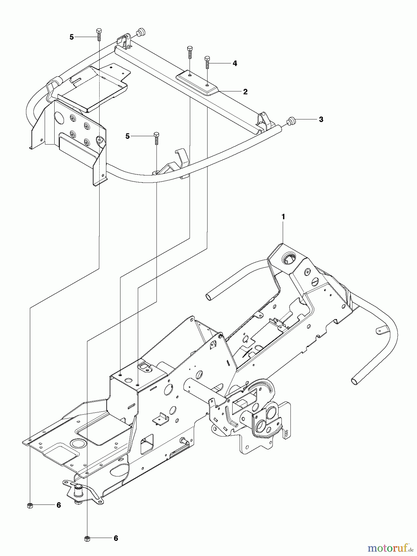  Jonsered Reitermäher FR2216 MA 4x4 (965190401) - Jonsered Rear-Engine Riding Mower (2010-07) CHASSIS ENCLOSURES