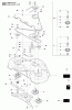 Jonsered FR2218 FA 4x4 (966415001) - Rear-Engine Riding Mower (2010-07) Listas de piezas de repuesto y dibujos MOWER DECK / CUTTING DECK #1