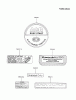 Kawasaki Motoren FA130D-AS18 - Kawasaki FA130D 4-Stroke Engine Spareparts LABEL