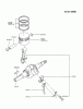 Kawasaki Motoren FA130D-BS15 - Kawasaki FA130D 4-Stroke Engine Spareparts PISTON/CRANKSHAFT