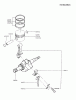Kawasaki Motoren FA130R-FS00 - Kawasaki FA130R 4-Stroke Engine Spareparts PISTON/CRANKSHAFT