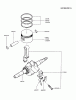 Kawasaki Motoren FA210D-AS22 - Kawasaki FA210D 4-Stroke Engine Spareparts PISTON/CRANKSHAFT