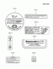 Kawasaki Motoren FA076D-CS09 - Kawasaki FA076D 4-Stroke Engine Spareparts LABEL