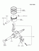 Kawasaki Motoren FA210D-JS07 - Kawasaki FA210D 4-Stroke Engine Spareparts PISTON/CRANKSHAFT