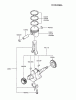 Kawasaki Motoren FG270G-AS01 - Kawasaki FG270G 4-Stroke Engine Spareparts PISTON/CRANKSHAFT