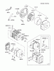 Kawasaki Motoren FA210D-LS00 - Kawasaki FA210D 4-Stroke Engine Spareparts AIR-FILTER/MUFFLER