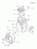Kawasaki Motoren FA076D-AS07 - Kawasaki FA076D 4-Stroke Engine Spareparts CYLINDER/CRANKCASE
