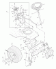 Murray 38715B - 38" Lawn Tractor (2000) Listas de piezas de repuesto y dibujos Steering