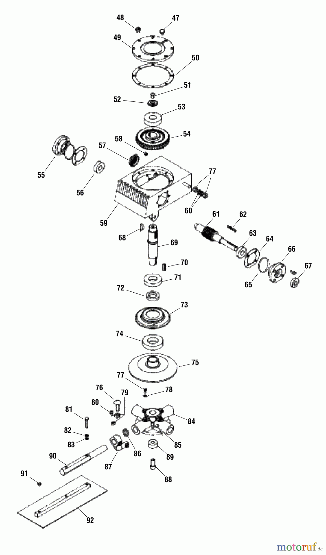  Murray Sonstiges BS436 (866027) - Briggs & Stratton Power Trowel (2011) Reduction Gearbox (866027C)