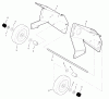 Murray ST0521 (621500x16NB) - Frontier 21" Single Stage Snow Thrower (2004) Listas de piezas de repuesto y dibujos Wheel Assembly