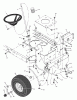 Murray 405014x92A - B&S/ 40" Lawn Tractor (2001) (Walmart) Spareparts Steering