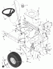 Murray 405014x92A - B&S/ 40" Lawn Tractor (2002) (Walmart) Spareparts Steering