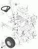 Murray 405015x92A - B&S/ 40" Lawn Tractor (2002) (Walmart) Spareparts Steering