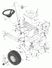 Murray 40508x92F - B&S/ 40" Lawn Tractor (2002) (Walmart) Spareparts Steering