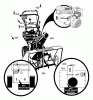 Murray C950-52430-0 - Craftsman 27" Dual Stage Snow Thrower (2004) (Sears) Spareparts Decals