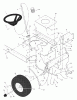 Murray 40541E - 40" Lawn Tractor (2001) Spareparts Steering