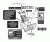 Murray ST6524 (624650x16B) - Frontier 24" Dual Stage Snow Thrower (2007) Spareparts Decals