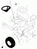 Murray 40542C - 40" Lawn Tractor (1998) Spareparts Steering