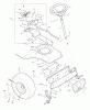 Murray 40614B - 40" Lawn Tractor (1996) Spareparts Steering