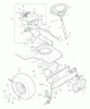 Murray 40706A - 40" Lawn Tractor (1996) Spareparts Steering