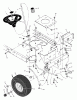 Murray 425003x31A - Scotts 42" Lawn Tractor (2001) (Home Depot) Spareparts Steering