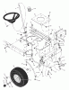Murray 42500x99A - B&S/ 42" Lawn Tractor (2000) (AAFES) Spareparts Steering