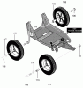 Murray 13052x10A - B&S/ Edger (2000) (Western Auto) Listas de piezas de repuesto y dibujos Wheel Assembly