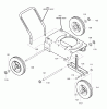 Murray 536.772321 (77232100NC) - Craftsman Edger (2007) (Sears) Spareparts Wheel Assembly