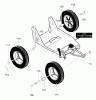 Murray 536.772342 - Craftsman Edger (2005) (Sears) Ersatzteile Wheels