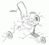 Murray 536.772350 (77235000NB) - Craftsman Edger (2007) (Sears) Spareparts Wheel Assembly