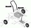 Murray 536.772350 - Craftsman Edger (2006) (Sears) Pièces détachées Wheel Assembly