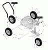 Murray EV3550x92A - B&S/ Edger (2003) (Walmart) Spareparts Wheel Assembly