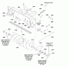 Murray 1695969 - 42" Single Stage Snowthrower Attachment Spareparts Body & Rotor Group (989465)