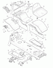 Murray 46430x89A - Yard King Performance 46" Garden Tractor (1998) Spareparts Body Chassis