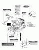 Murray 107.280341 (7800669A) - Craftsman 28" Rear Engine Rider, 12.5HP (2011) (Sears) Spareparts Decals Group