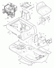 Murray 30545x92B - B&S/ 30" Rear Engine Rider (1999) (Walmart) Spareparts Body Chassis