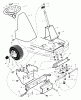Murray C950-60405-1 - Craftsman 30" Mid-Engine Rider (2005) (Sears) Spareparts Steering / Direction