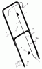 Murray 201010x24A - B&S/ 20" Walk-Behind Mower (2004) (Meijer) Spareparts Handle Assembly