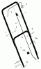 Murray 201010x99NA - B&S/ 20" Walk-Behind Mower (2002) (AAFES) Spareparts Handle Assembly
