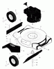 Murray 20103x25B - B&S/ 20" Walk-Behind Mower (1998) (Marchands) Spareparts Mower Housing Assembly
