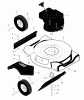 Murray 20103x30A - 20" Walk-Behind Mower (1999) Spareparts Mower Housing Assembly