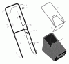 Murray 20406x83C - B&S/ 20" Walk-Behind Mower (2000) (Walmart) Spareparts Handle & Bag Assembly