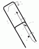 Murray 20415x31C - Scotts 20" Walk-Behind Mower (2001) (Home Depot) Spareparts Handle Assembly