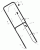 Murray 20415x8C - Scotts 20" Walk-Behind Mower (2000) (Home Depot) Spareparts Handle Assembly