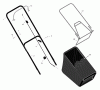 Murray 204210x31D - Scotts 20" Walk-Behind Mower (2004) (Home Depot) Spareparts Handle & Bag Assembly
