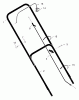 Murray 20456x9B - B&S/ 20" Walk-Behind Mower (1998) (Montgomery Wards) Spareparts Handle Assembly