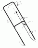 Murray 20465x7A - Scotts 20" Walk-Behind Mower (2000) (Home Depot) Spareparts Handle Assembly